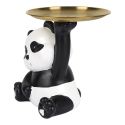 Vide-Poche panda kawaii blanc et noir plateau en l'air