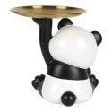 Vide-Poche panda kawaii blanc et noir plateau en l'air