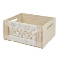 3 cagettes en bois gigogne esprit bohème naturel