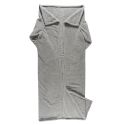 Plaid à manches en polyester ultra doux gris clair (175 x 140 cm)