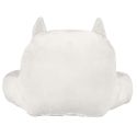 Coussin de lecture kawaii blanc en polyester avec accoudoir