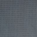 Plaid jeté de canapé 120x150cm style gaufré coloris gris anthracite