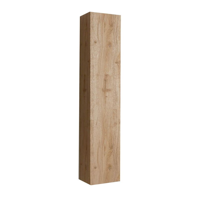 Colonne murale suspendue 1 porte aspect bois finition Cadiz - ARTURO