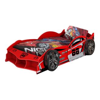 Lit Voiture de Course 90x200cm rouge - FORMULA RED