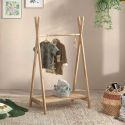 Portant Forme Tipi en chêne clair - LEIKY