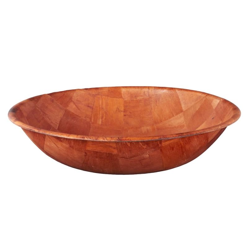 Saladier en bois de peuplier marron (Ø45 cm) Saladier en bois de peuplier marron (Ø45 cm)