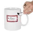 Mug XXL 80cl en céramique blanc avec message “Merci pour cette année” et feutre effaçable