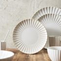 Set de 6 assiettes à dessert beiges en céramique (Ø21,7cm)