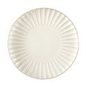 Set de 6 assiettes à dessert beiges en céramique (Ø21,7cm)
