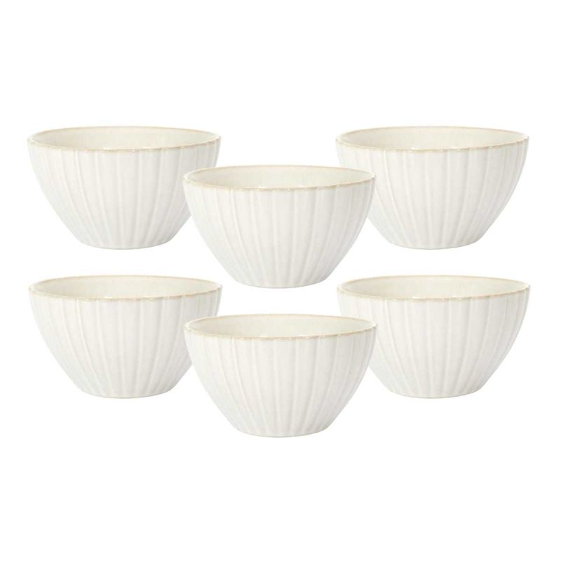 Set de 6 bols beiges en céramique (Ø14,5cm) Set de 6 bols beiges en céramique (Ø14,5cm)