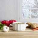 Set de 6 bols à soupe beiges en céramique (Ø13,5cm)