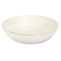 Set de 6 assiettes creuses beiges en céramique (Ø20cm)