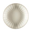 Set de 6 assiettes creuses beiges en céramique (Ø20cm)