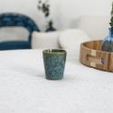 Tasse à expresso en céramique coloris verte (9 cl)