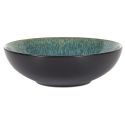 Assiette creuse en céramique coloris vert (Ø18,5cm)