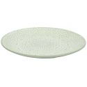 Set de 6 assiettes plates en céramique verte motif mandala (Ø27 cm)