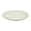 Set de 6 assiettes à dessert en céramique vert motif mandala (Ø19,5 cm)