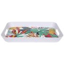 Plateau en plastique paradis exotique (41x32cm)