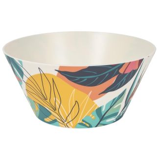 Saladier en plastique paradis exotique (Ø25cm)