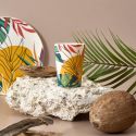 Set de 6 verres en plastique paradis exotique (25cl)