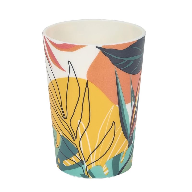 Set de 6 verres en plastique paradis exotique (25cl) Set de 6 verres en plastique paradis exotique (25cl)