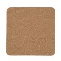 Dessous de plat carré en liège naturel de 19 cm