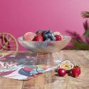 Coupe à fruits sur pied en verre ambré de 1,1 L