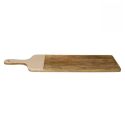 Planche en bois de manguier uni beige (L58cm)