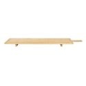 Planche rectangulaire en bois de bambou (88cm)