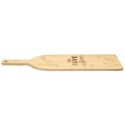 Planche en bambou avec message, en forme de bouteille style bistrot (L70cm)