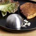 Set de 4 dômes de présentation en inox (Ø8cm)