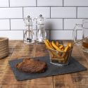 Set de 2 paniers de présentation pour frites en fer style bistrot (18x13,3cm)