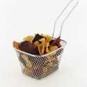 Panier de présentation pour frites en fer style bistrot (23x13,8cm)