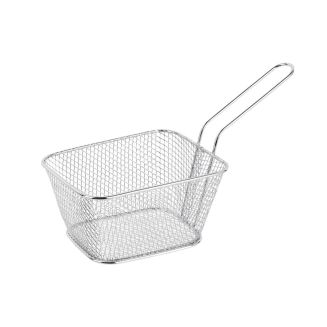 Panier de présentation pour frites en fer style bistrot (23x13,8cm)