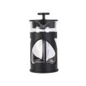 Cafetière à Piston 60cl en verre et Plastique noir pour 5 Tasses
