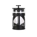 Cafetière à Piston 80cl en verre et Plastique noir pour 7 Tasses