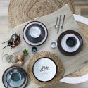 Carafe en verre 1L avec cannage en bois de saule