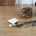 Set de 10 sachets de thé réutilisables en coton beige