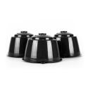 Set de 3 capsules réutilisables pour dolce gusto en plastique et acier inoxydable