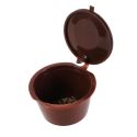 Set de 3 capsules réutilisables pour dolce gusto en plastique et acier inoxydable