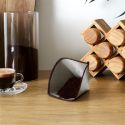Filtre à café réutilisables en acier inoxydable taupe cannelle (taille 4)
