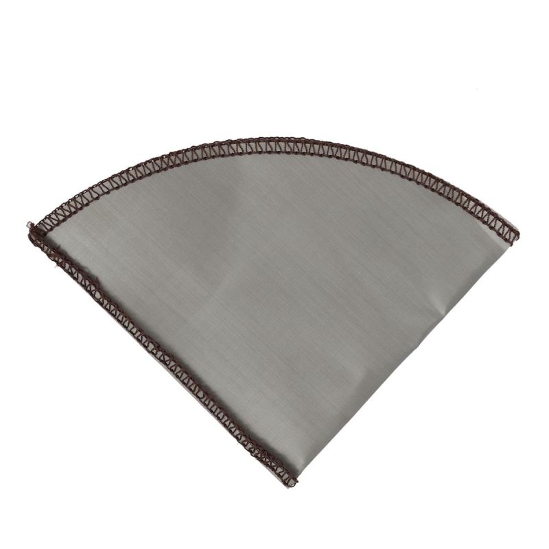 Filtre à café réutilisables en acier inoxydable taupe cannelle (taille 4) Filtre à café réutilisables en acier inoxydable taupe cannelle (taille 4)