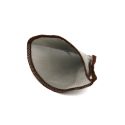 Filtre à café réutilisables en acier inoxydable taupe cannelle (taille 4)