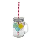 Set de 40 glaçons réutilisables en plastique bleu, rose et jaune