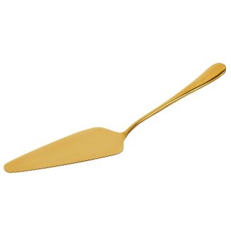 Pelle à tarte en acier inoxydable doré (L22,5cm)