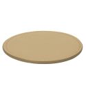 Set de 4 dessous de verre ronds en plastique effet doré (Ø10 cm)