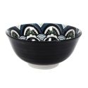 Set de 6 bols en porcelaine bleu mandala (Ø15cm)