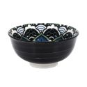Set de 6 bols en porcelaine bleu mandala (Ø12cm)