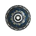 Set de 6 bols en porcelaine bleu mandala (Ø12cm)