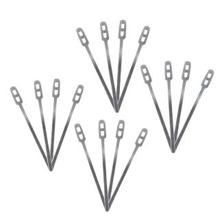 Set de 16 touillettes à café en acier inoxydable (L11 cm)